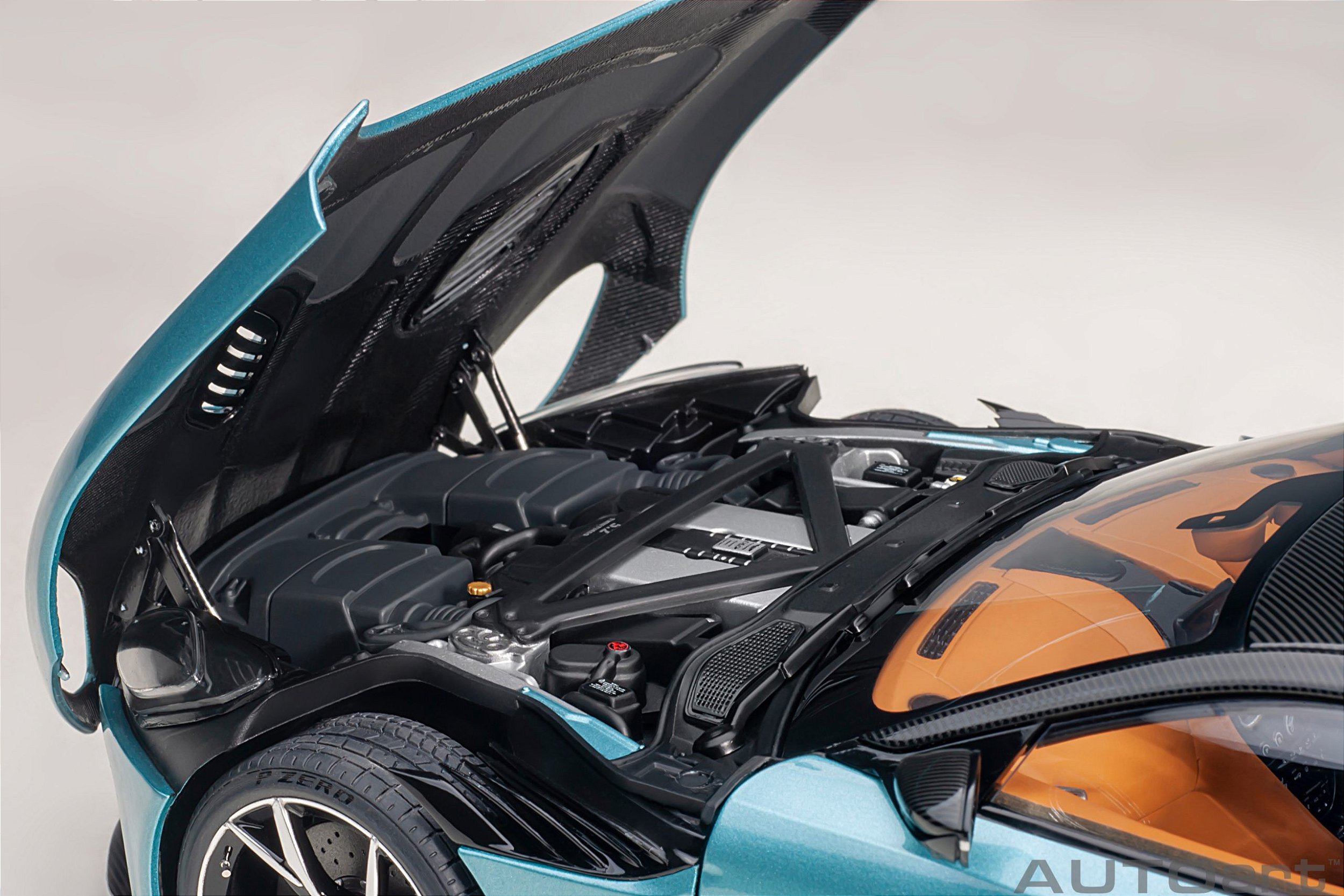 Aston Martin DBS Superleggera 1:18 Autoart Azul - 20 anos! Loja on