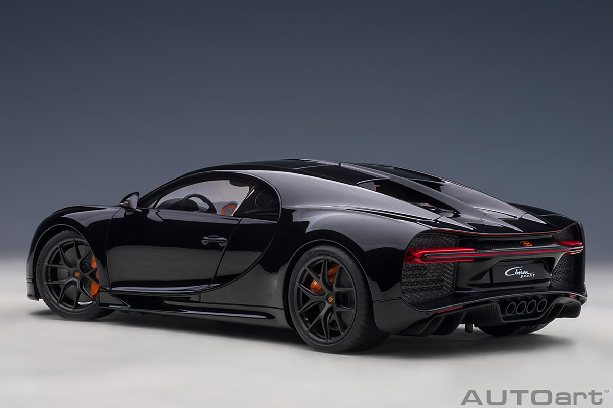 ミニカー AUTOart 1/18 Bugatti Chiron sport 2019 Bugatti Chiron Sport 2019 1:18 Autoart Preto - 20 anos! Loja on