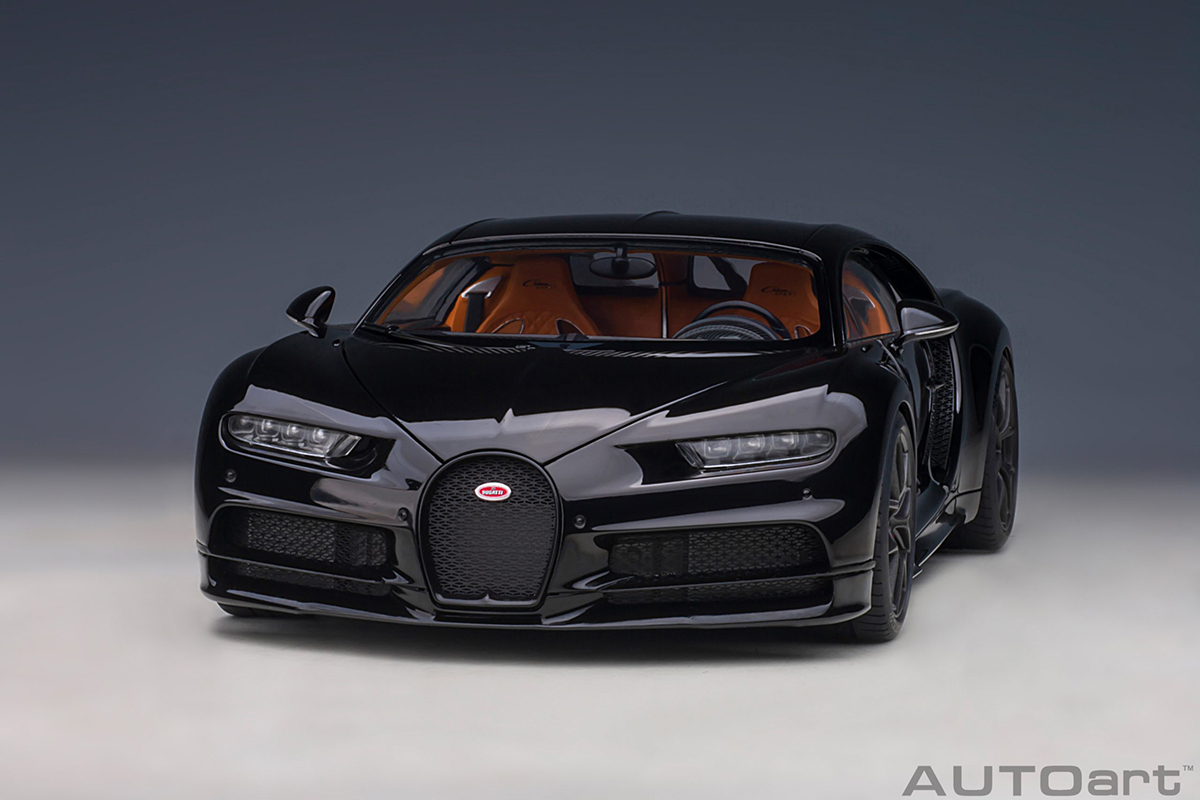 Bugatti Chiron Sport 2019 1:18 Autoart Preto - 20 anos! Loja on