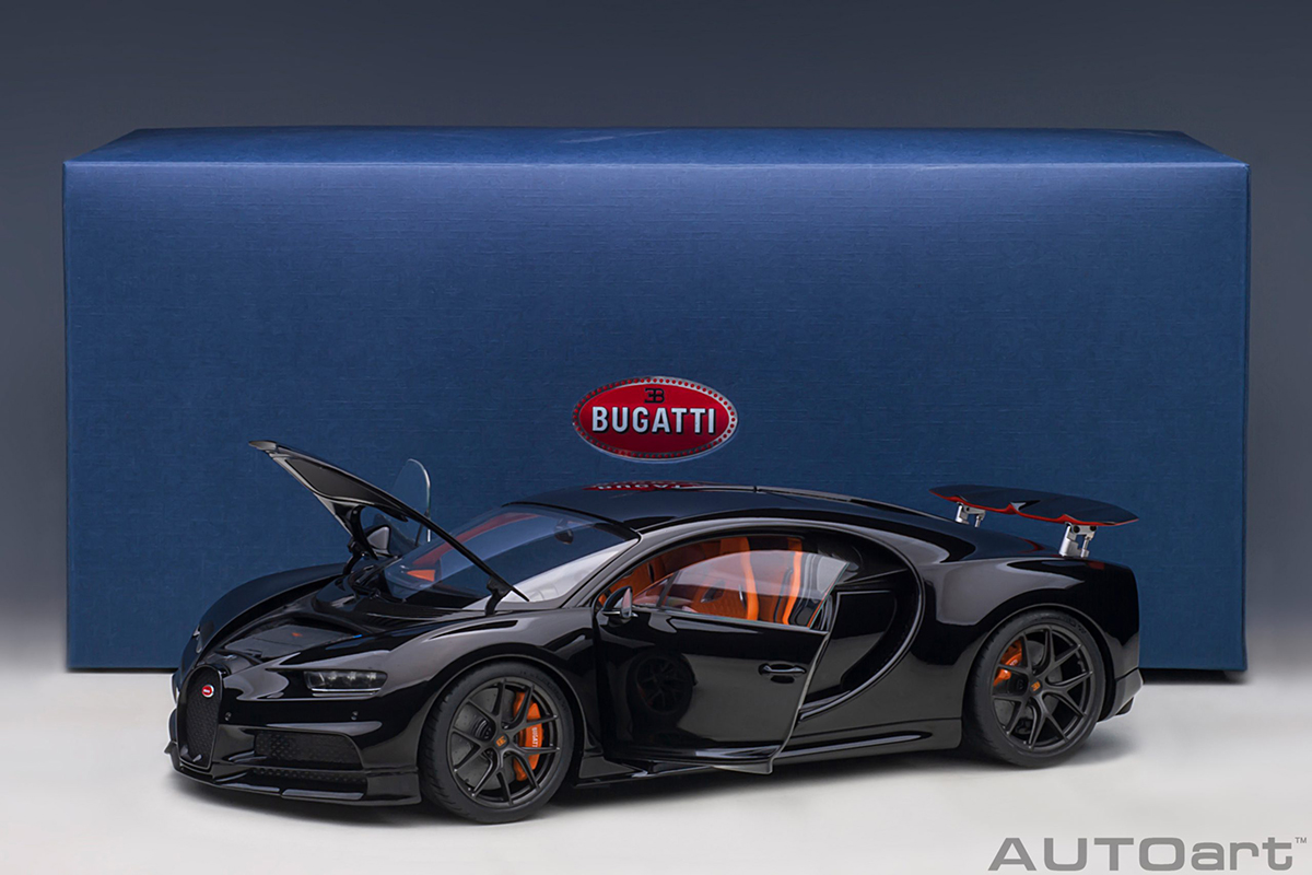 Bugatti Chiron Sport 2019 1:18 Autoart Preto - 19 anos! Loja on