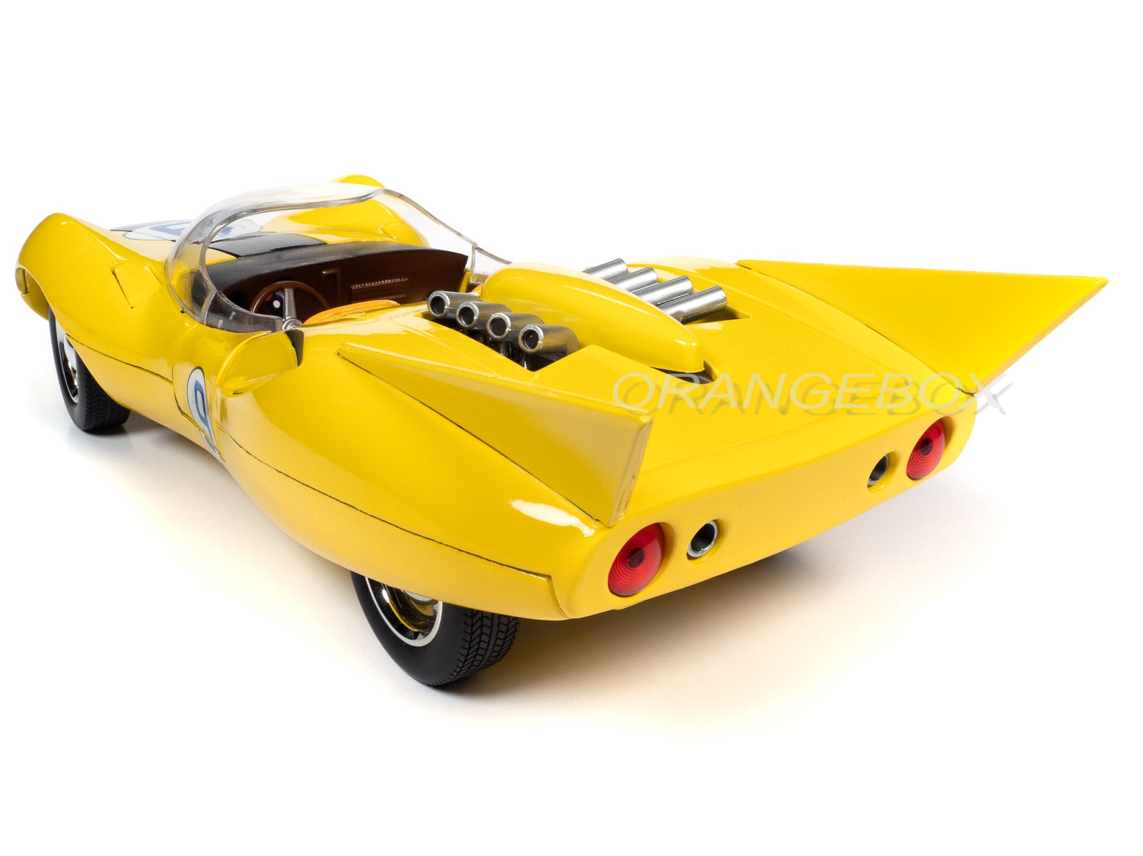 Speed Racer Shooting Star + Figura Racer X Autoworld 1:18 - 19