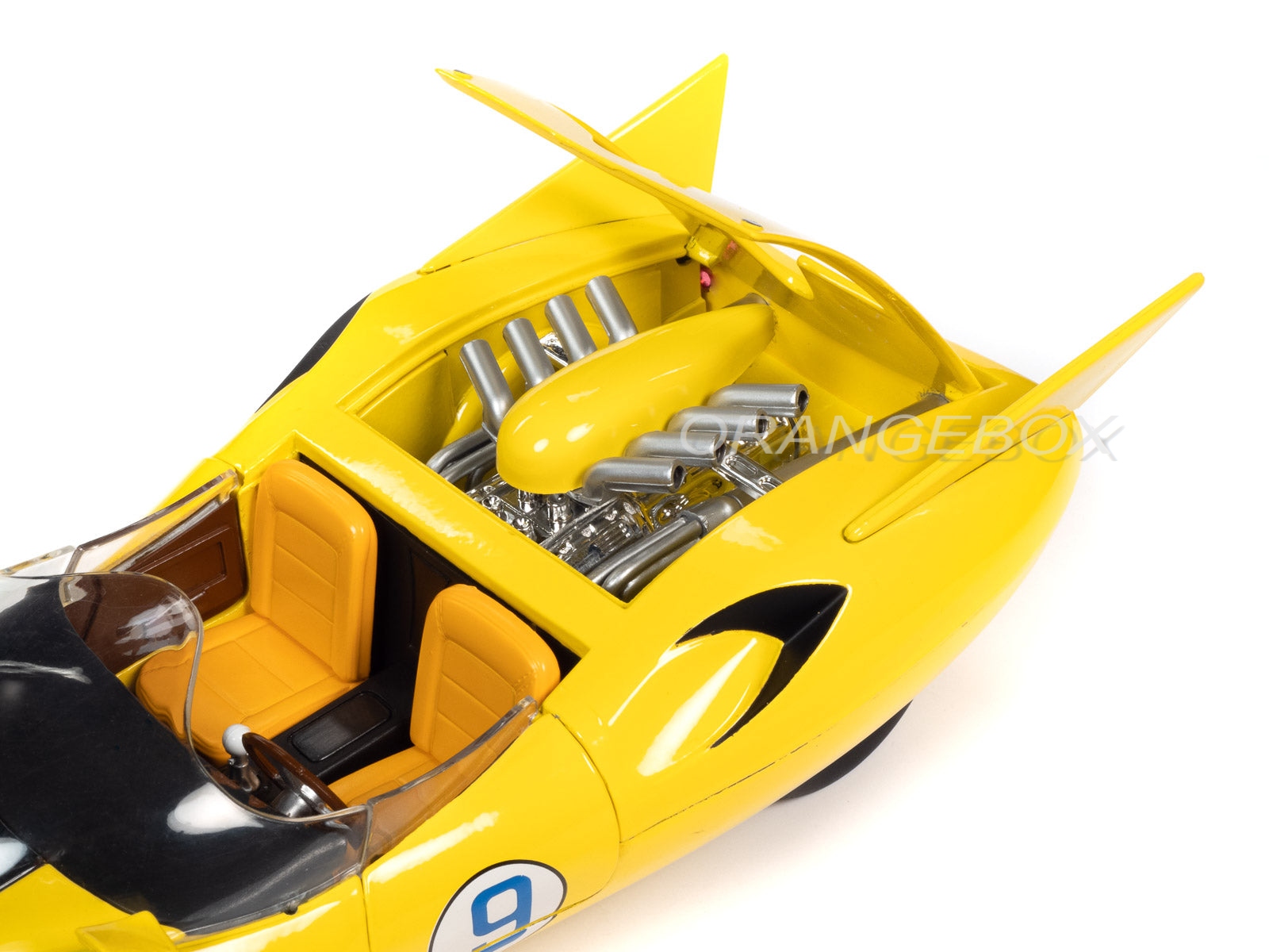 Speed Racer Shooting Star 1:18 マッハ号 Speed Racer Shooting Star + Figura Racer X Autoworld 1:18 - 19