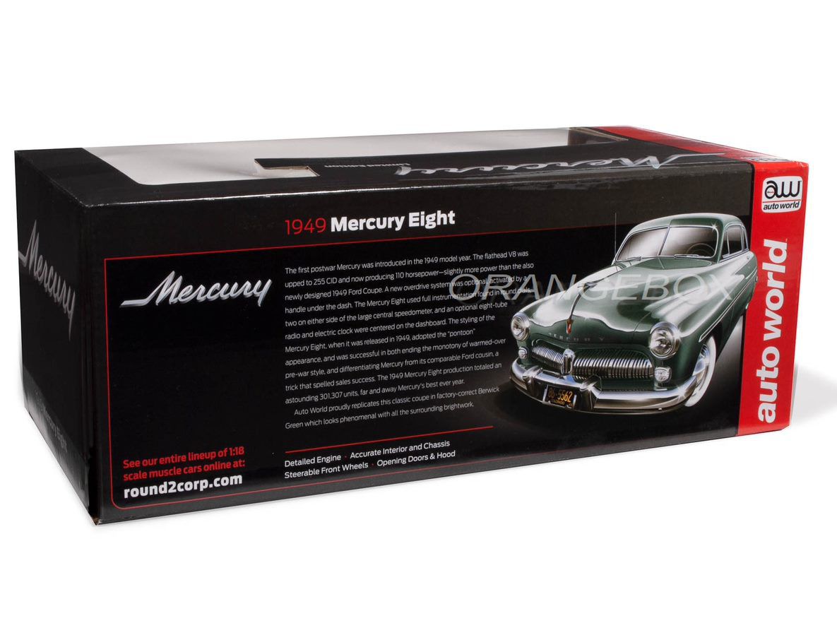 Mercury Eight 1949 1:18 Autoworld Verde - 20 anos! Loja on-line de
