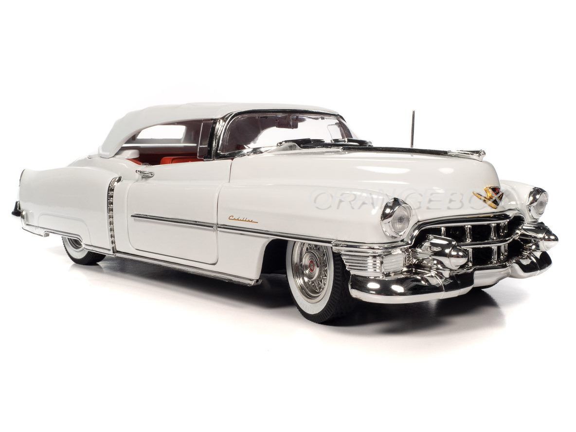 Cadillac Eldorado Soft Top 1953 1:18 Autoworld Branco - 20 anos