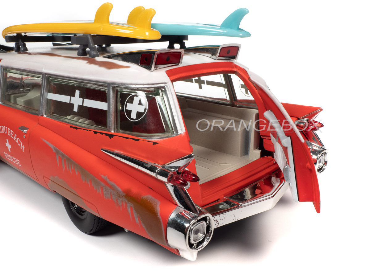 Cadillac Eldorado Ambulance 1959 Surf Shark 1:18 Autoworld - 20