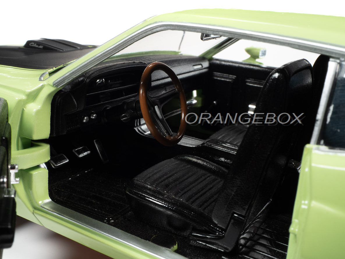 Miniature ERTL 1/18 - Ford Torino Cobra 1971 Jaune - American Muscle - TRES RARE