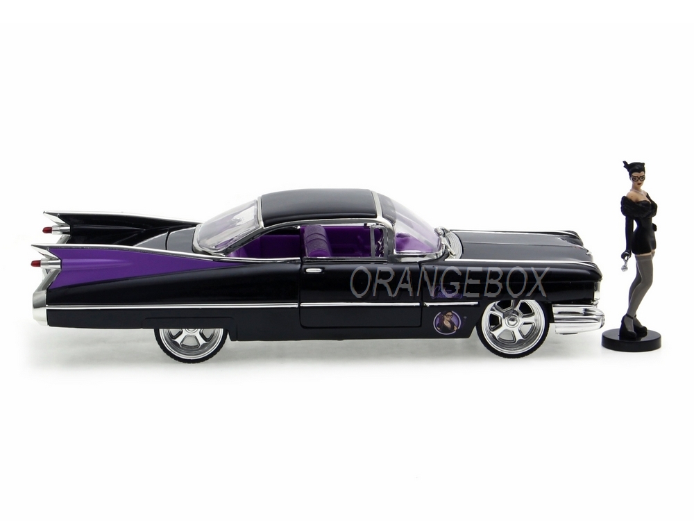 Cadillac Coupe De Ville 1959 Miniature Jada Toys échelle 1/24, Métal/plastique