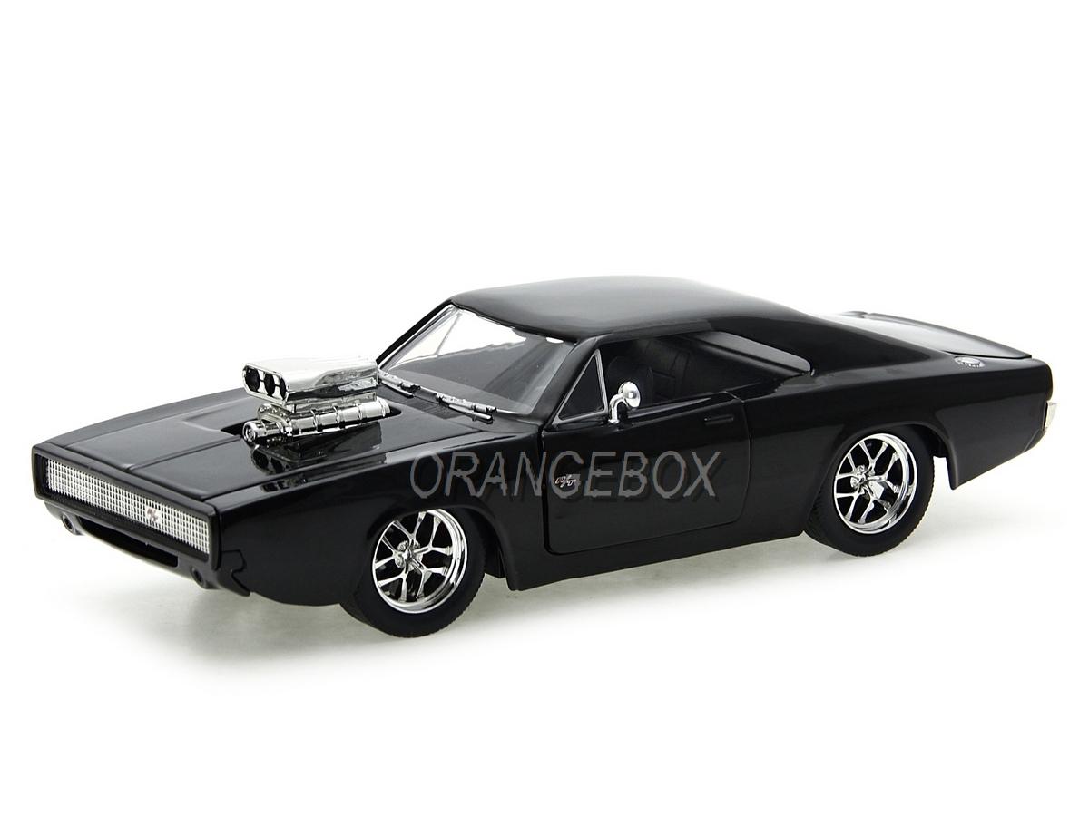 Dodge Charger R/T Velozes e Furiosos + FIgura Dom Jada Toys 1:24