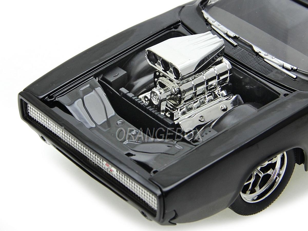 Dodge Charger R/T Velozes e Furiosos + FIgura Dom Jada Toys 1:24