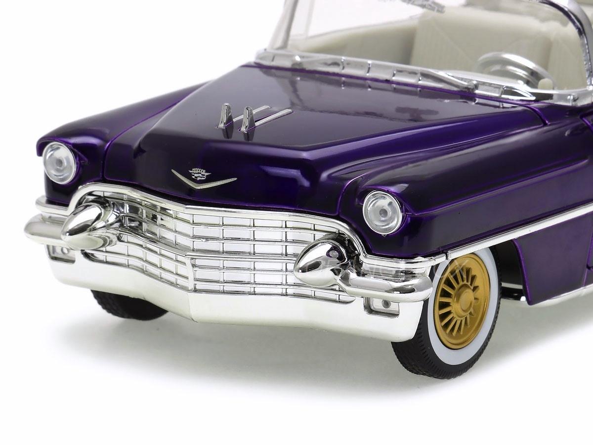 Cadillac Eldorado Convertible Purple 1956 Jada Toys 1:24 + Figura