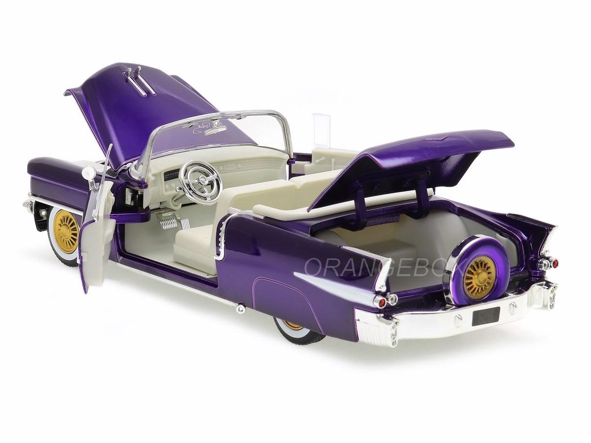 Cadillac Eldorado Convertible Purple 1956 Jada Toys 1:24 + Figura