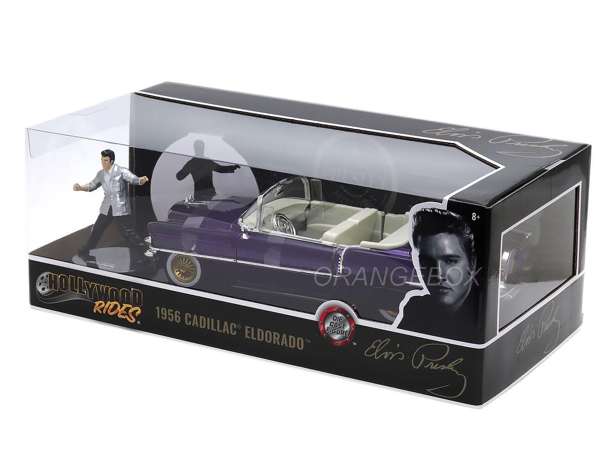 Cadillac Eldorado Convertible Purple 1956 Jada Toys 1:24 + Figura