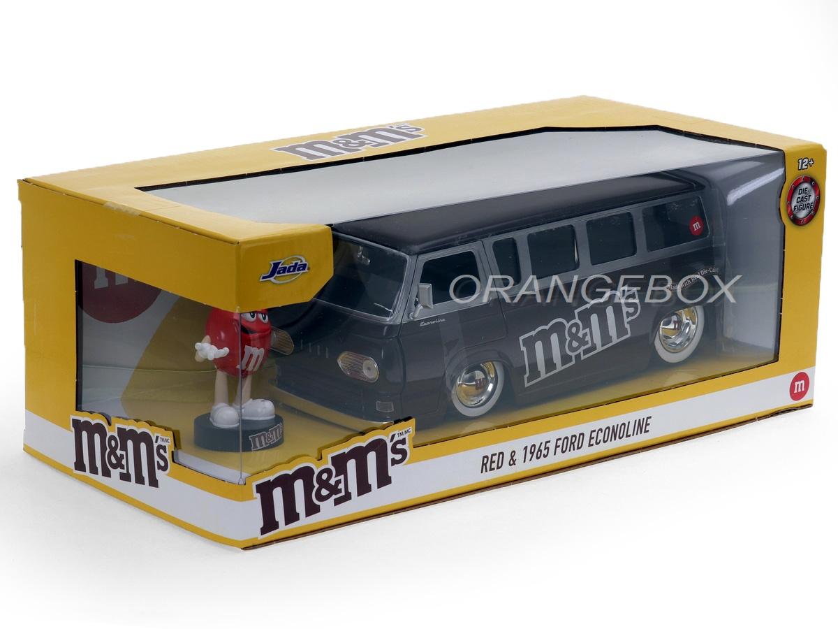 Ford Econoline 1965 M&M's 1:24 Jada Toys + Figura Red - 18
