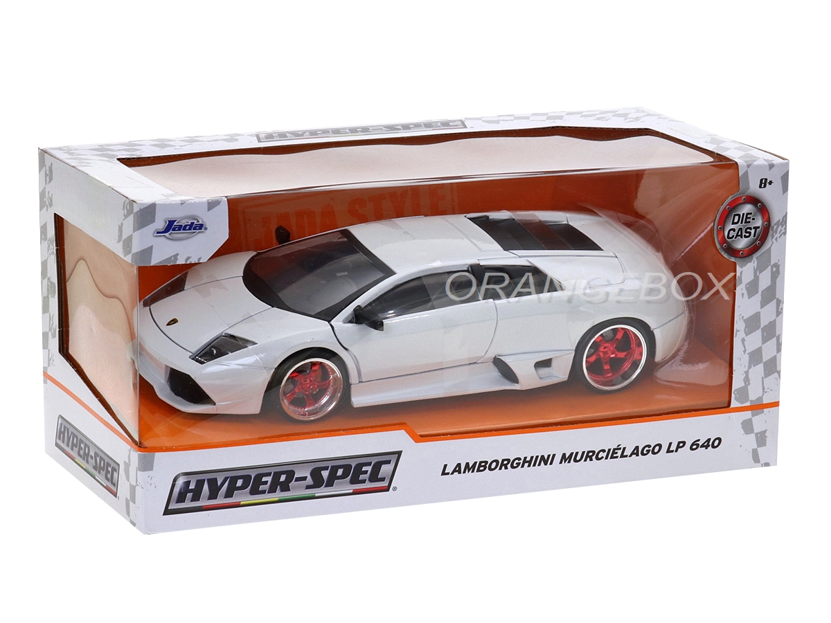 Lamborghini Murcielago LP640 Hyper-Spec Jada Toys 1:24 Branco - 20