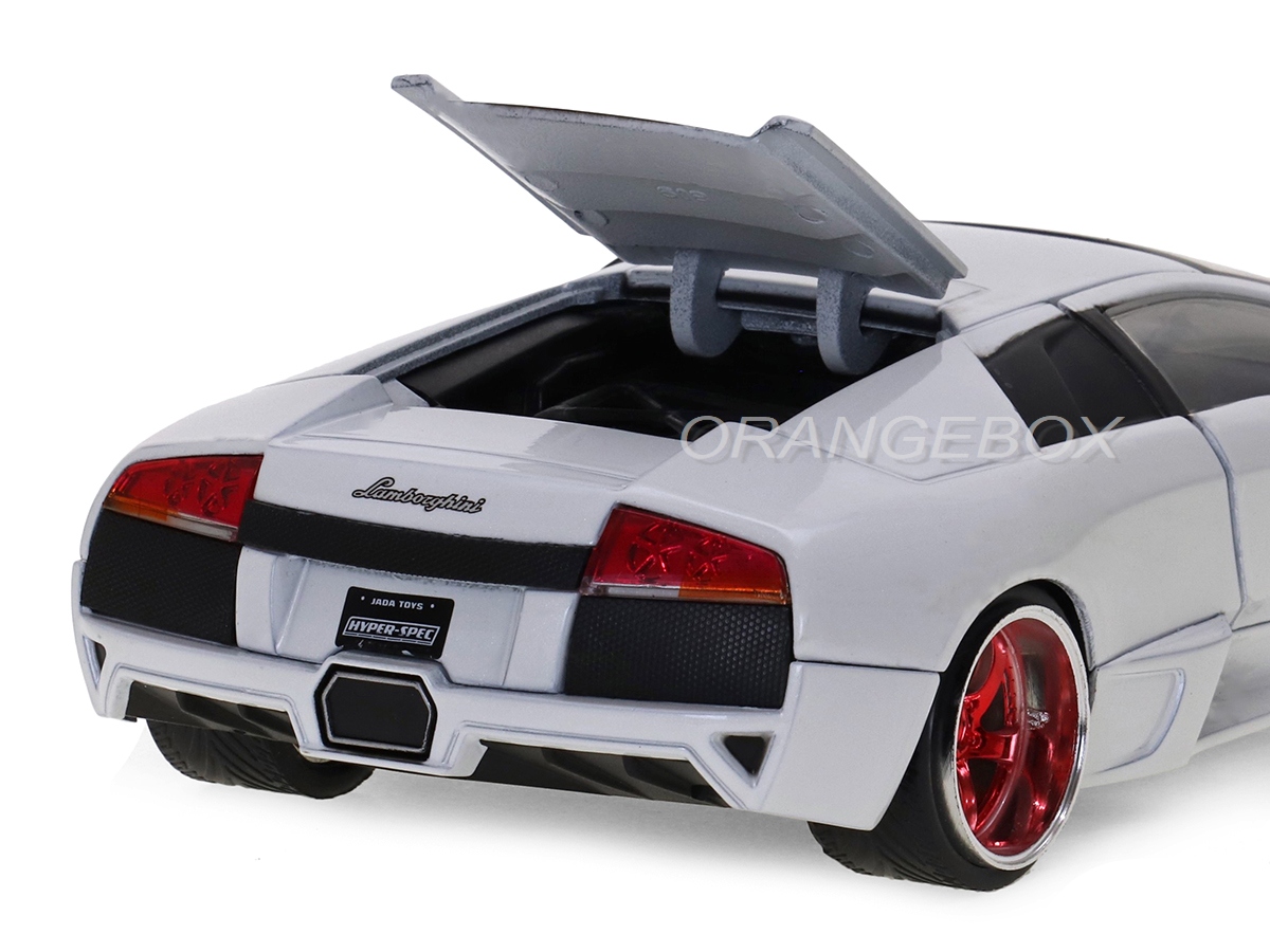 Lamborghini Murcielago LP640 Hyper-Spec Jada Toys 1:24 Branco - 20