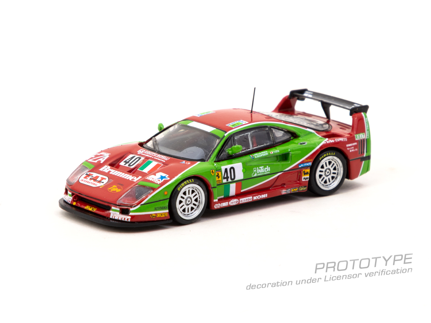 Ferrari F40 24 Horas LeMans 1995 1:64 Tarmac Works - 20 anos! Loja