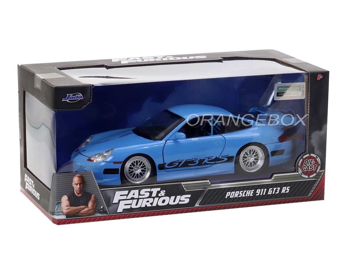 Porsche 911 GT3 RS Velozes e Furiosos Jada Toys 1:24 - 20 anos