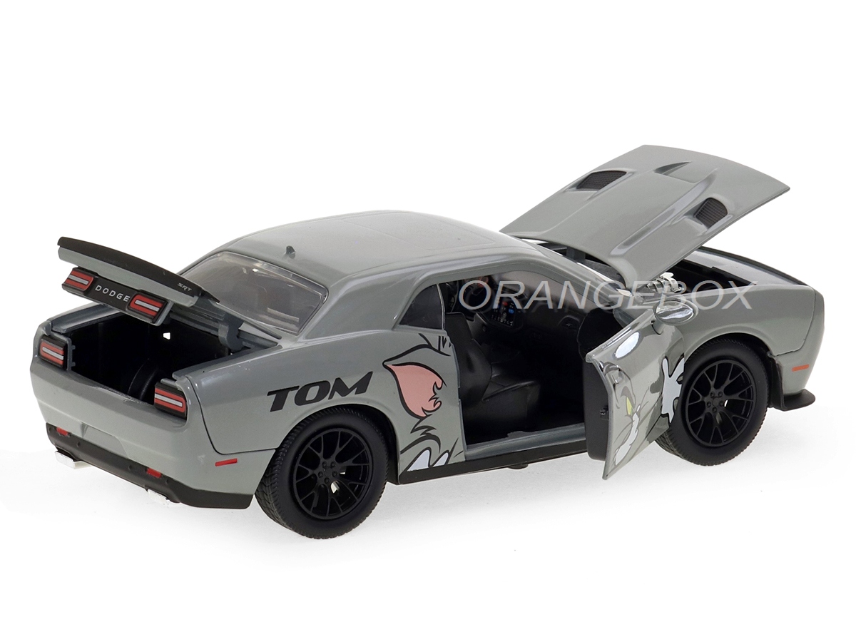 JADA トムとジェリー 2015 ダッジ・チャレンジャー・ヘルキャット Dodge Challenger SRT Hellcat 2015 Tom & Jerry + Figura Jerry Jada