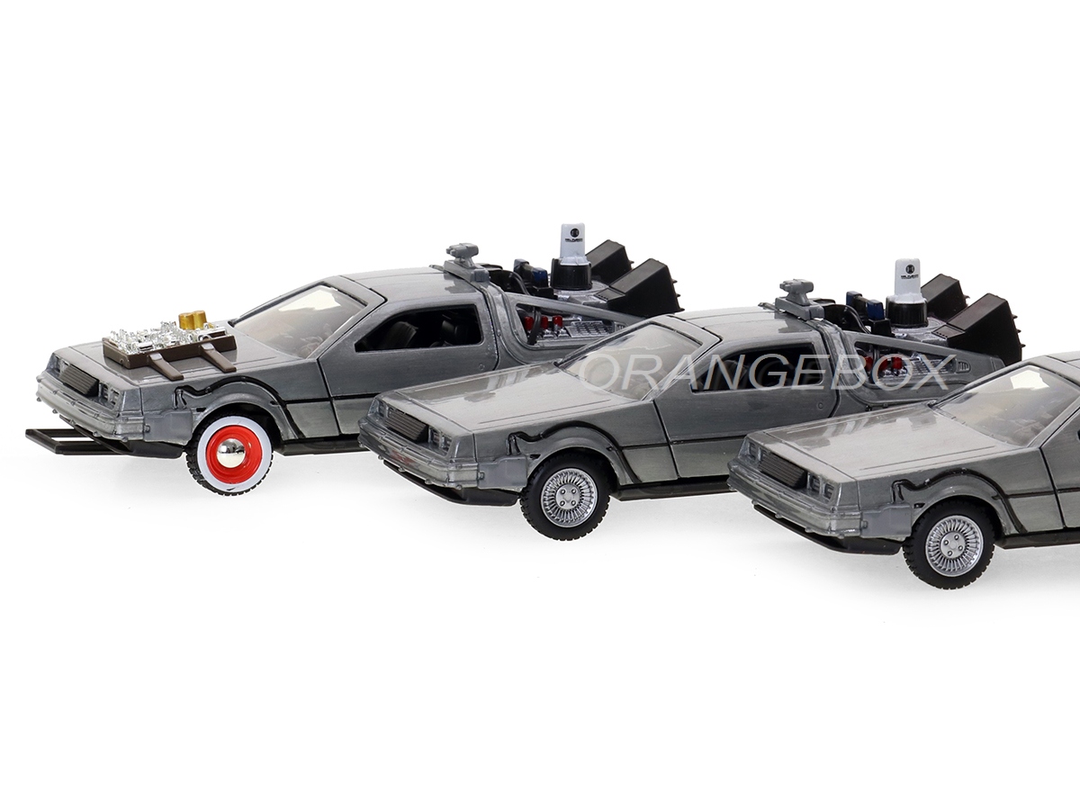 Pack Delorean Back To The Future Time Machine Jada Toys 1:32 - 20