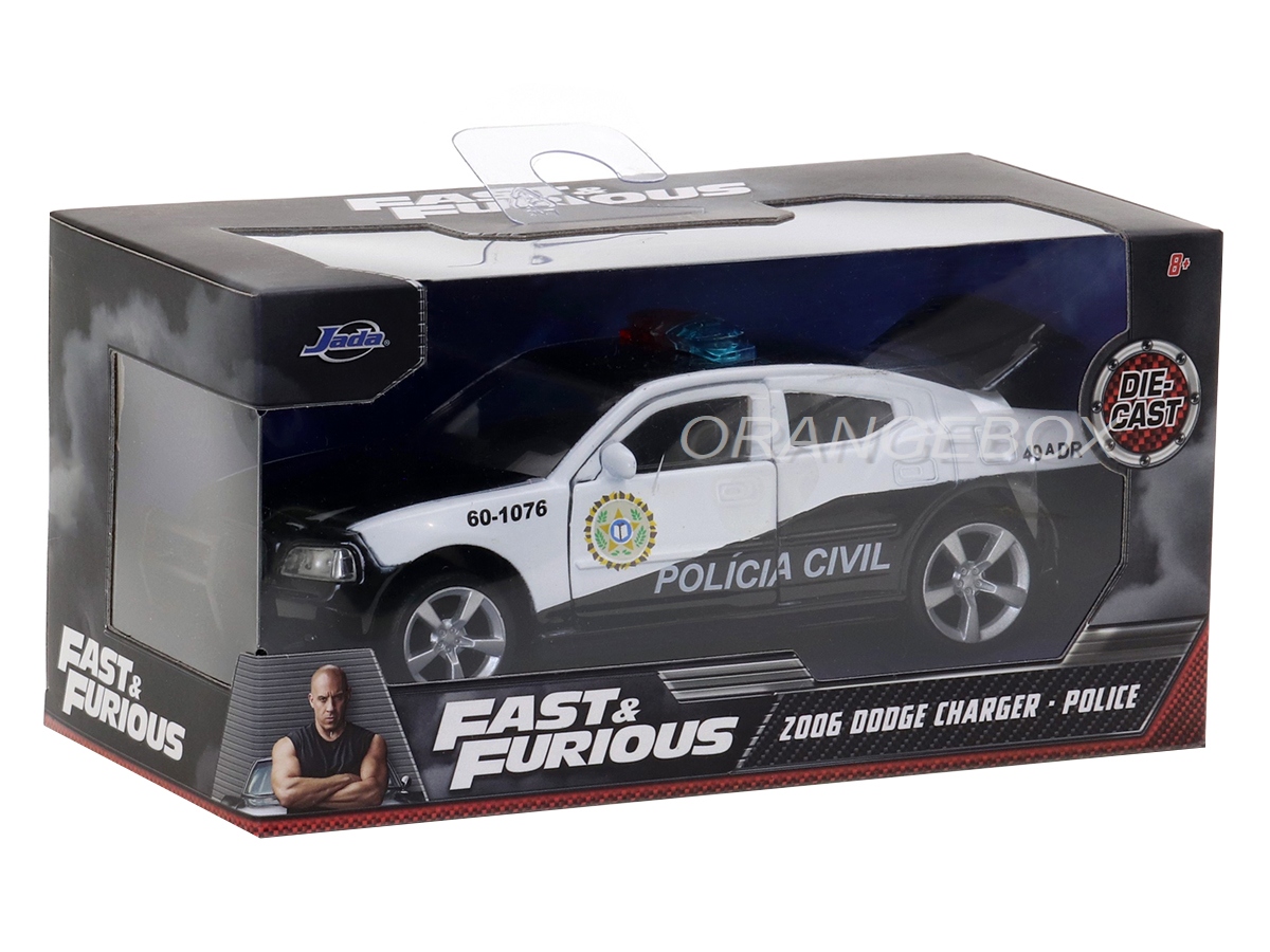 Dodge Charger 2006 Police Velozes e Furiosos Jada Toys 1:32
