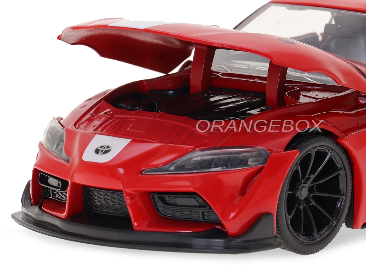 Toyota Supra 2020 Robotech + Figura Miriya Sterling Jada Toys 1:24