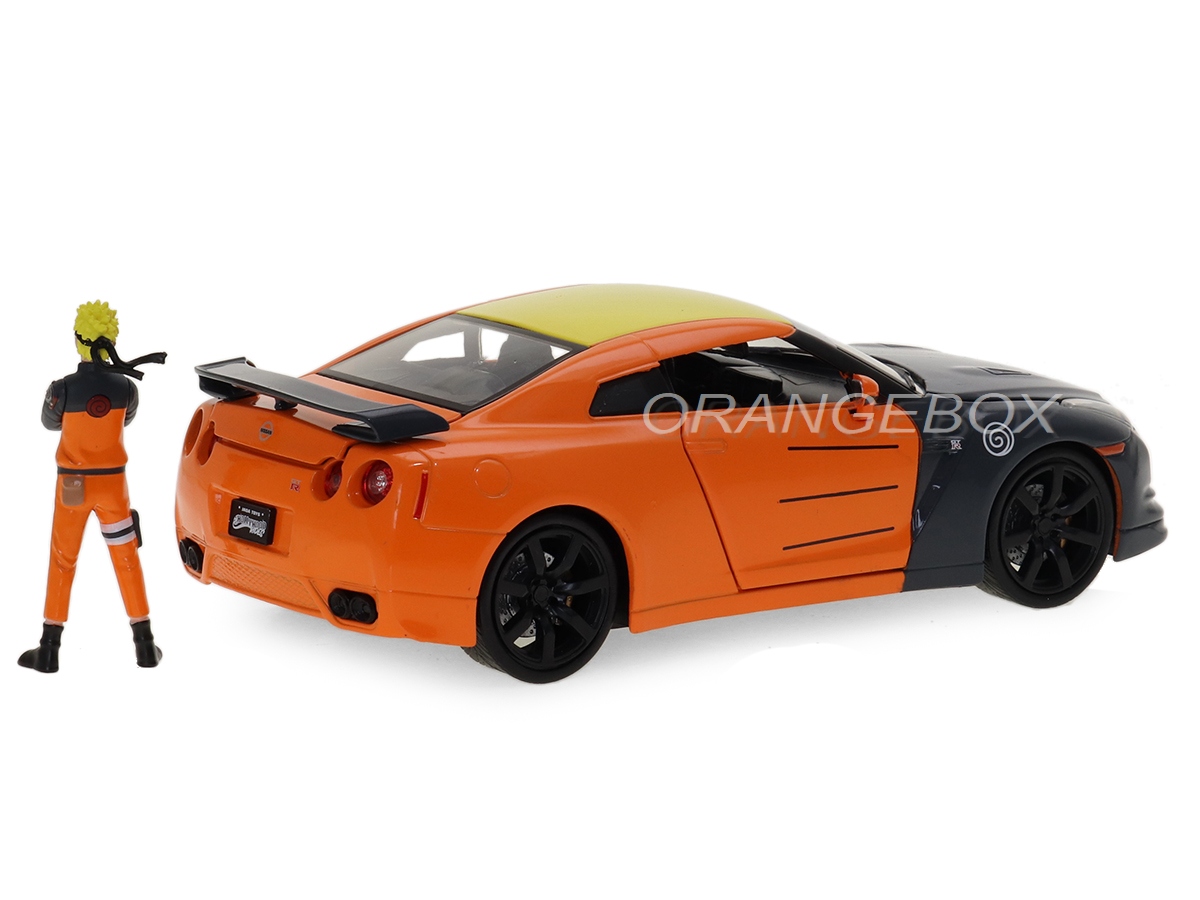Nissan GT-R (R35) 2009 Naruto Shippuden 1:24 Jada Toys + Figura