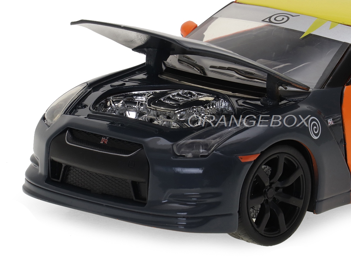 Nissan GT-R (R35) 2009 Naruto Shippuden 1:24 Jada Toys + Figura