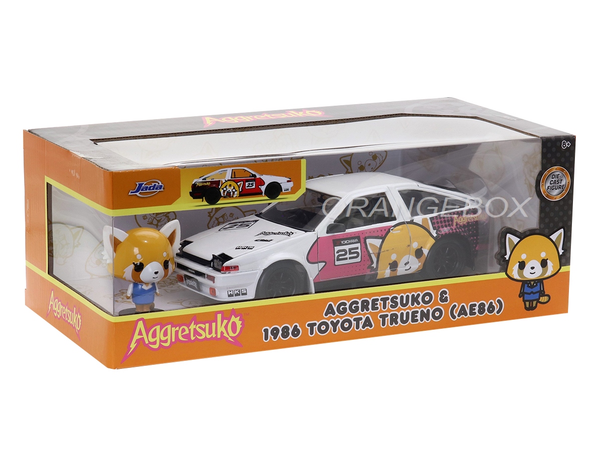 Toyota Trueno 1986 (AE86) + Figura Aggrestuko Jada Toys 1:24 - 20