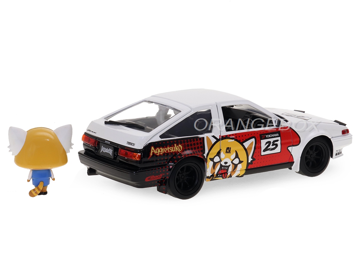 Toyota Trueno 1986 (AE86) + Figura Aggrestuko Jada Toys 1:24 - 20