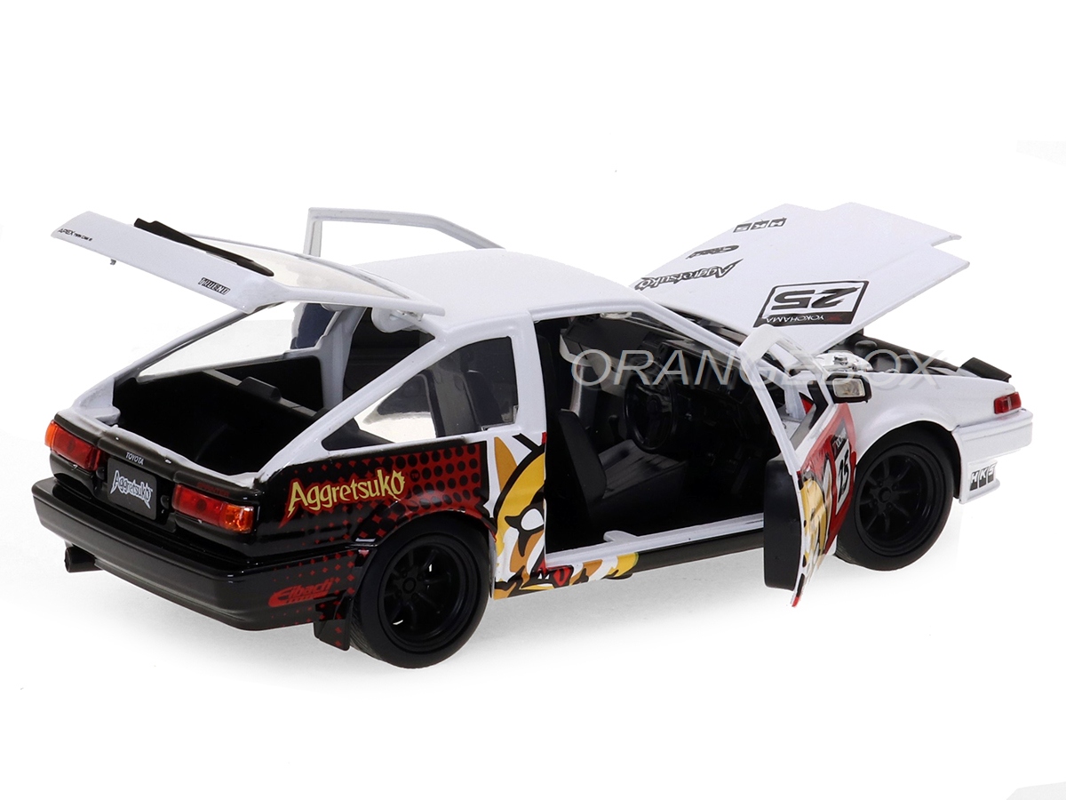 Toyota Trueno 1986 (AE86) + Figura Aggrestuko Jada Toys 1:24 - 20