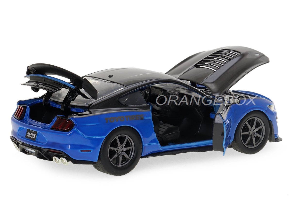 FORD MUSTANG SHELBY GT500 BLANC/BLEUE