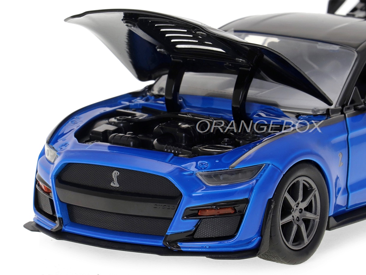 Ford Mustang Shelby GT500 2020 Jada Toys 1:24 Azul - 20 anos! Loja