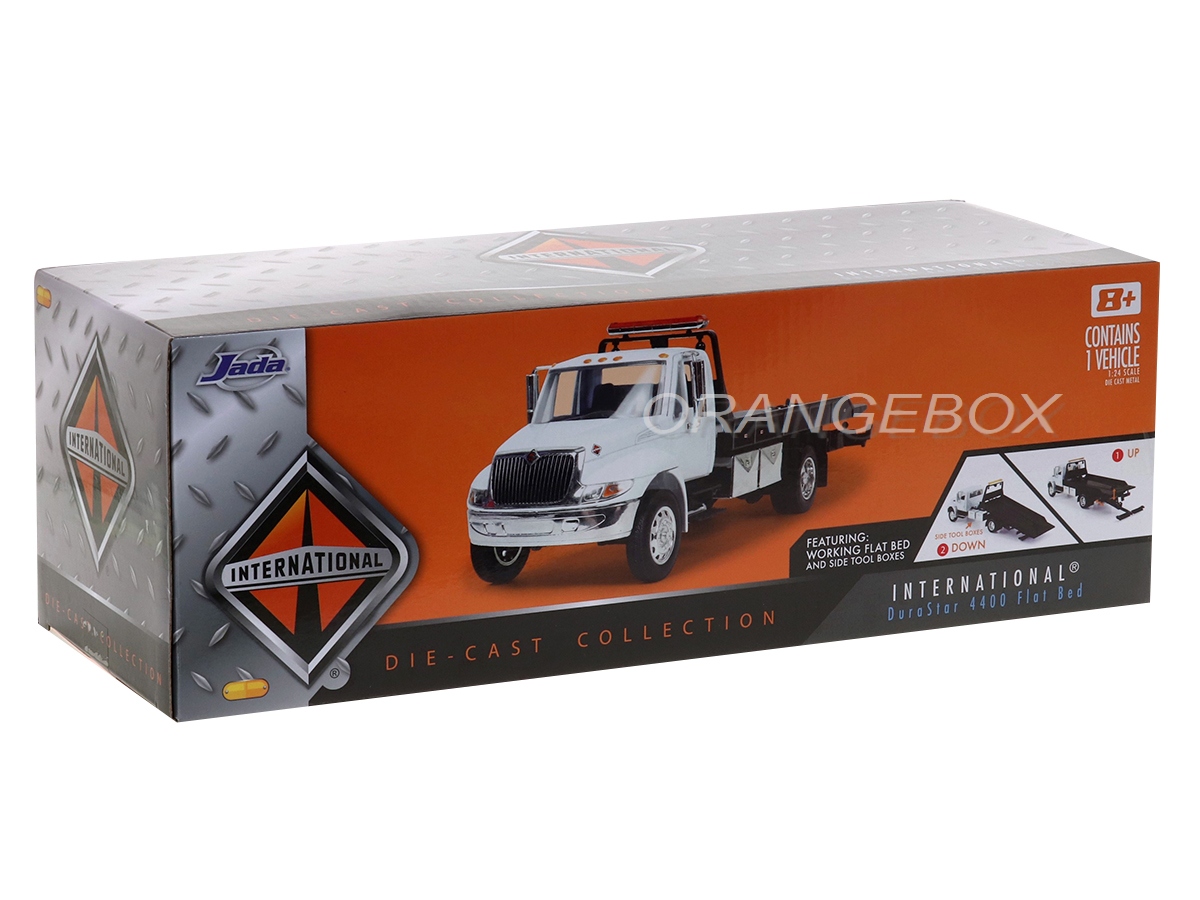 【希少】Jada DuraStar 4400 Flat Bet 1/24スケール Caminhão Plataforma International Durastar 4400 Flat Bed Jada Toys