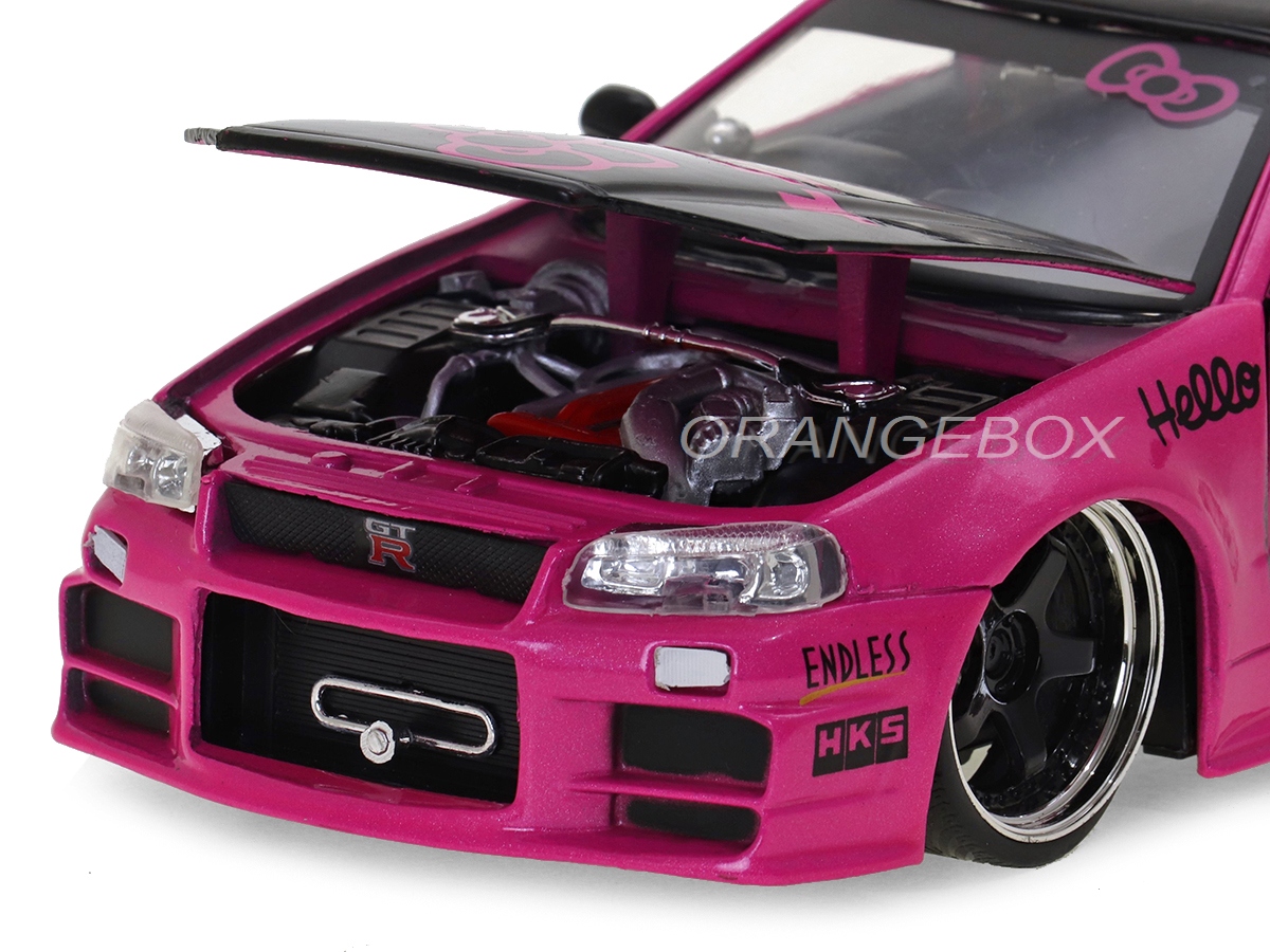 MortalModel 1/64 日産Skyline URAS ER34 ピンク MortalModel 1/64