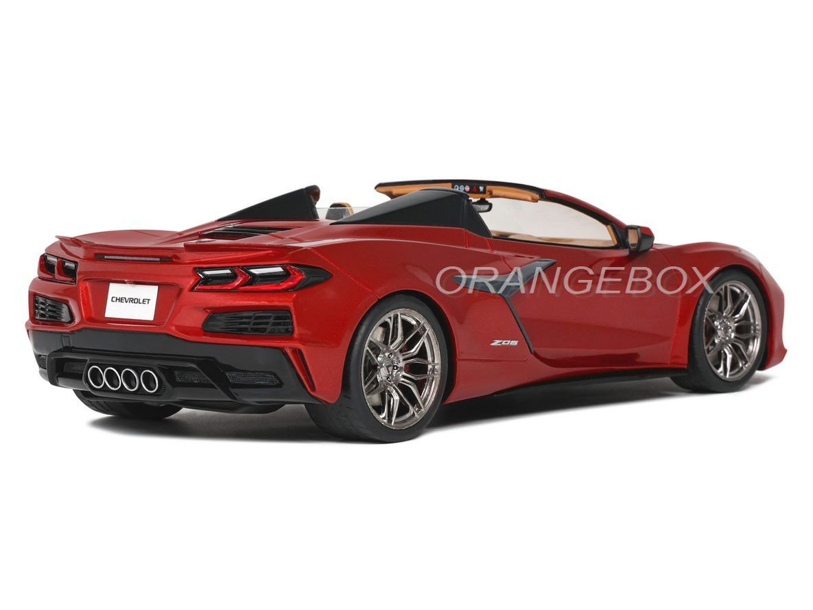Chevrolet Corvette C8 convertible 2022 1:18 GT Spirit Vermelho