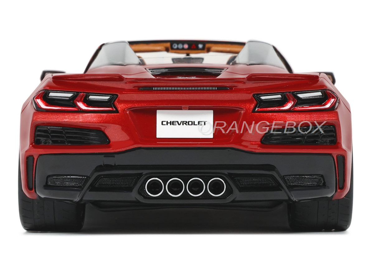 Chevrolet Corvette C8 convertible 2022 1:18 GT Spirit Vermelho
