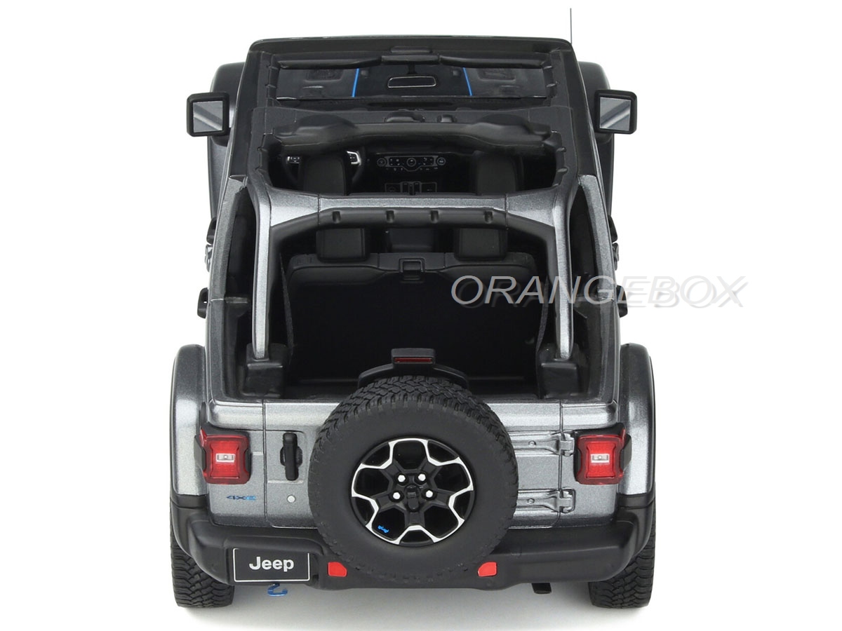Jeep Wrangler Rubicon 2022 4xe 1:18 GT Spirit Cinza - 20 anos