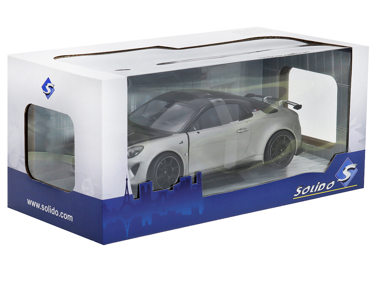 Alpine A110 R Radicale 2023 1:18 Solido Cinza - 20 anos! Loja on