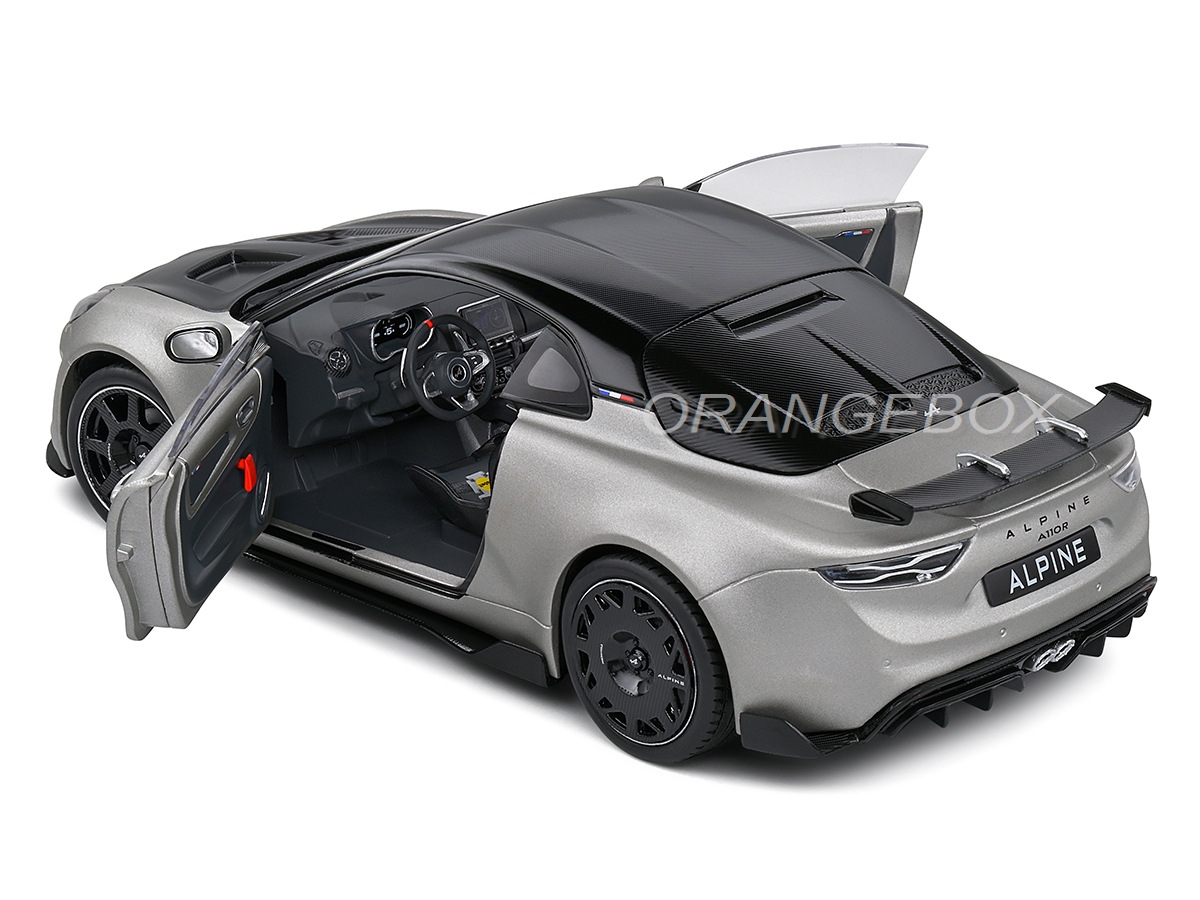 Alpine A110 R Radicale 2023 1:18 Solido Cinza - 20 anos! Loja on