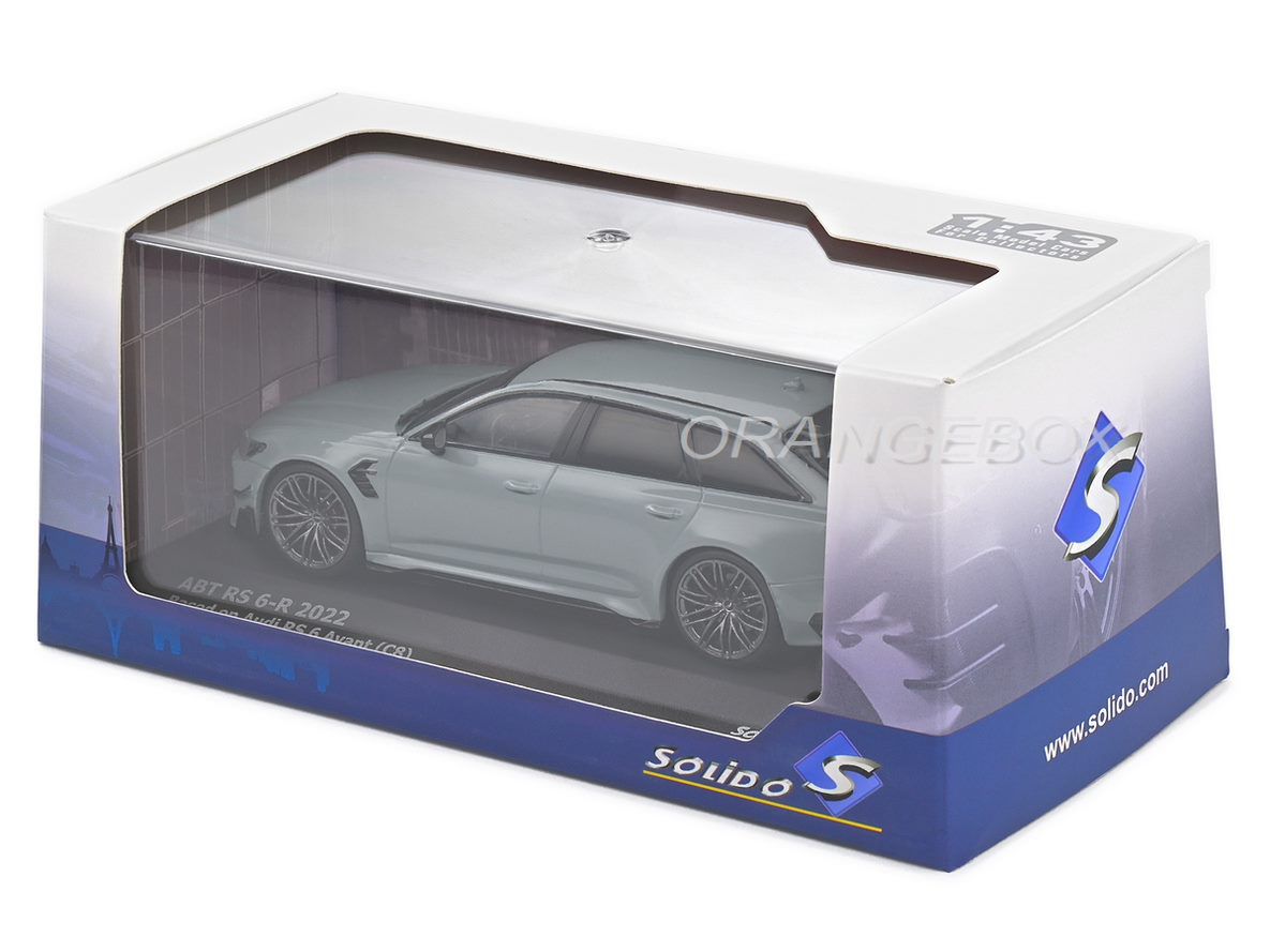 Audi RS6-R (C8) ABT 2022 1:43 Solido Cinza - 20 anos! Loja on-line