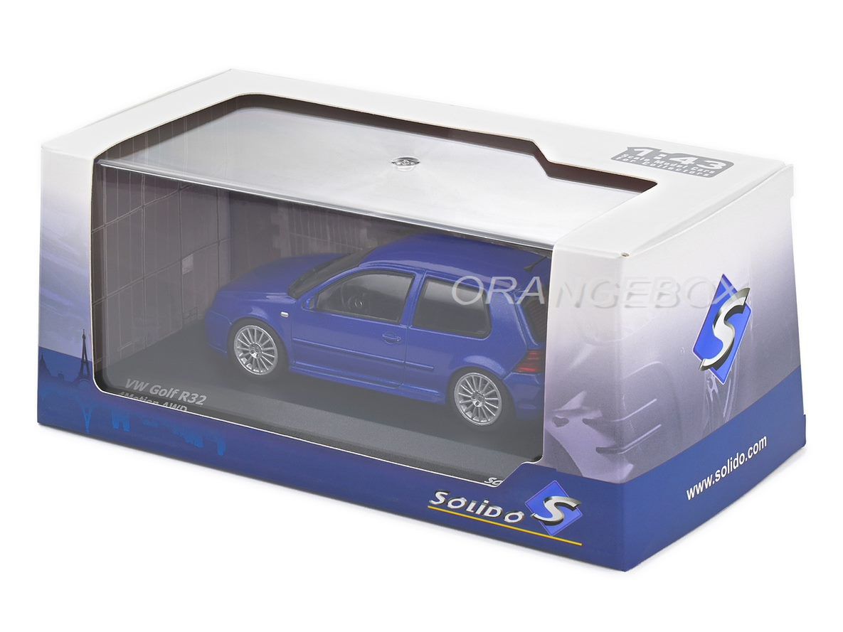 Volkswagen Golf IV R32 2003 1:43 Solido Azul - 20 anos! Loja on
