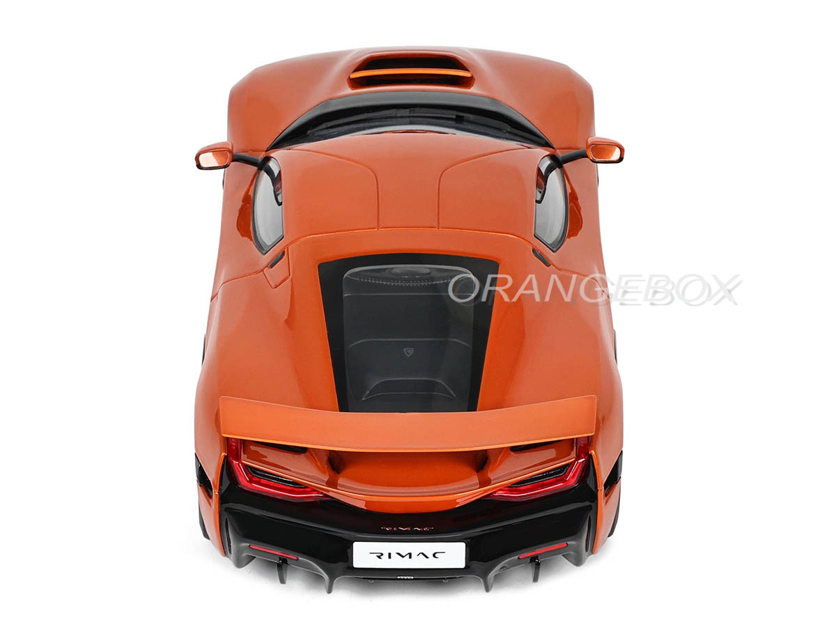 Rimac Nevera 2021 1:18 GT Spirit Laranja - 20 anos! Loja on-line