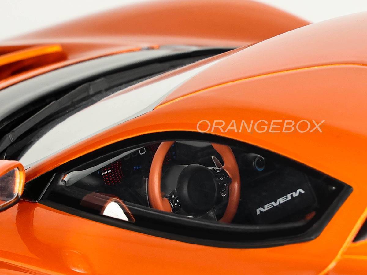 Rimac Nevera 2021 1:18 GT Spirit Laranja - 20 anos! Loja on-line