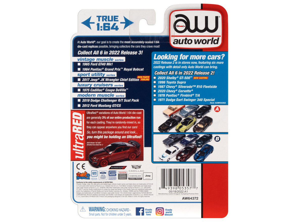 Ford GT40 MK1 1965 Release 3A 2022 1:64 Autoworld Premium - 20