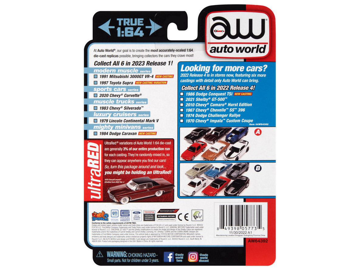 Lincoln Continental Mark V 1979 Release 1B 2023 1:64 Autoworld