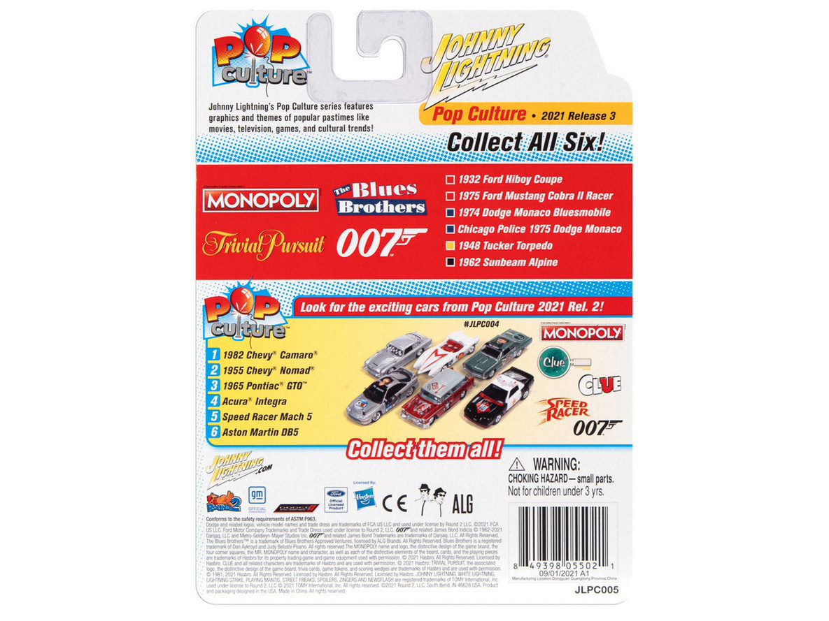 Ford Mustang Cobra II Racer Monopoly 1975 Release 3 2021 1:64