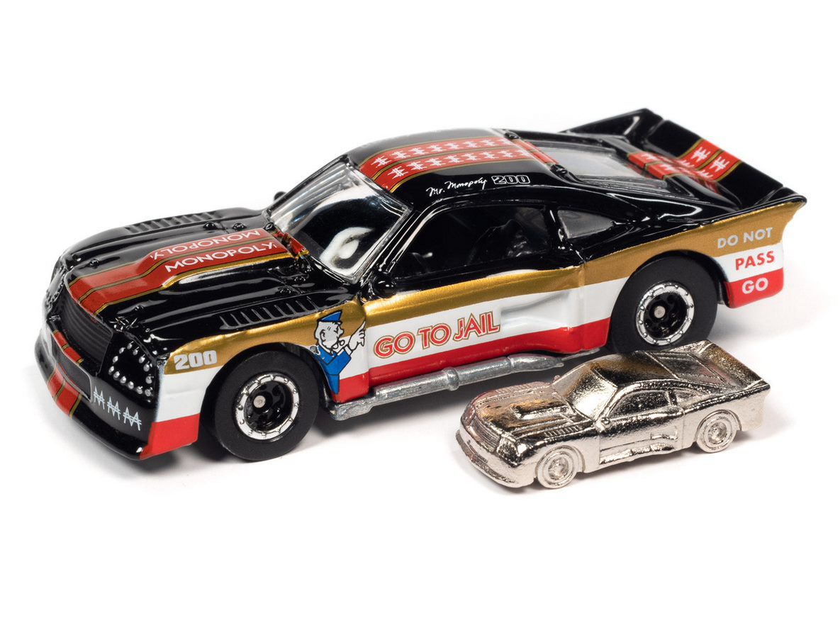 1975 Ford Mustang II Cobra II ミニカー Ford Mustang Cobra II Racer Monopoly 1975 Release 3 2021 1:64