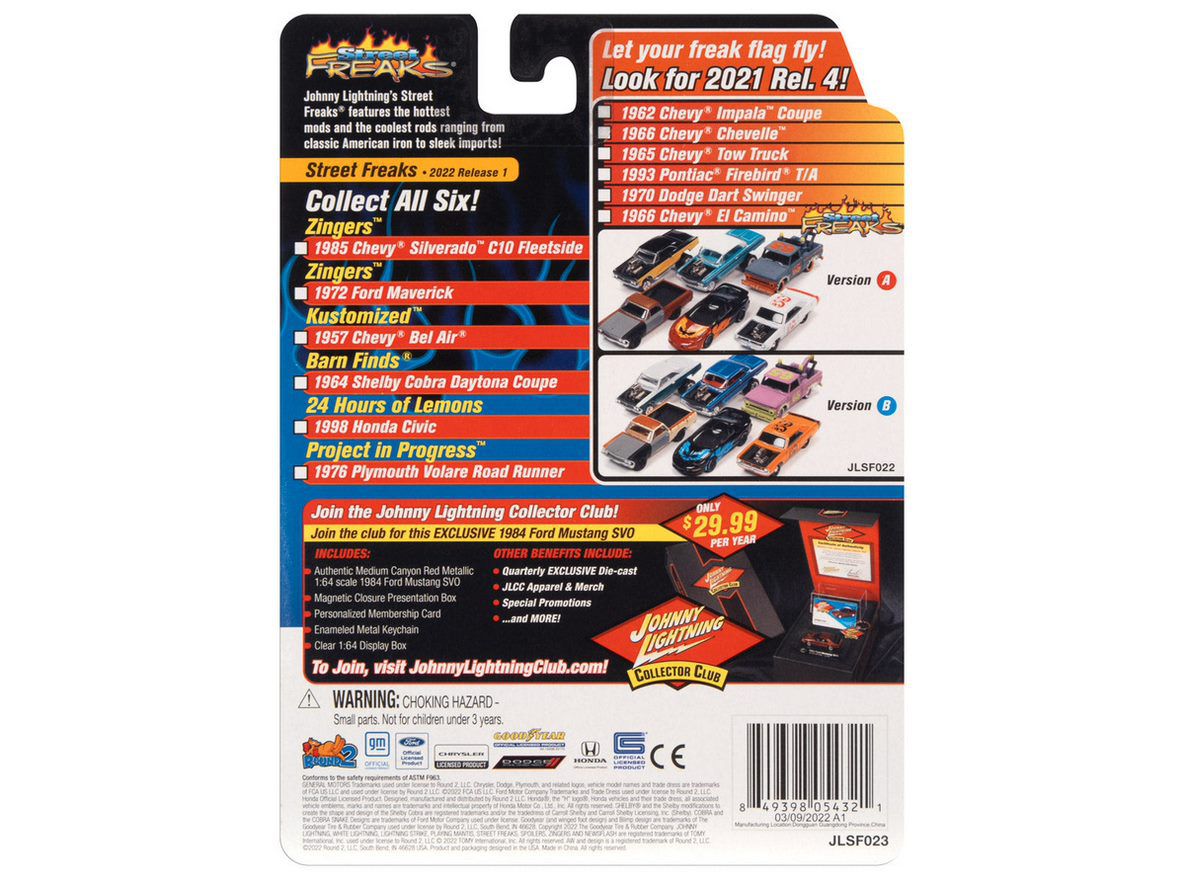 Honda Civic 1998 Release 1A 2022 1:64 Johnny Lightning Street