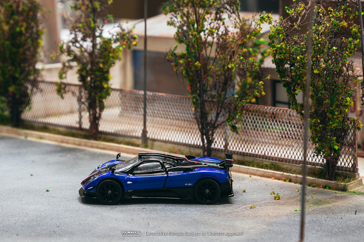 Pagani Zonda Cinque 1:64 Tarmac Works Azul - 19 anos! Loja on-line