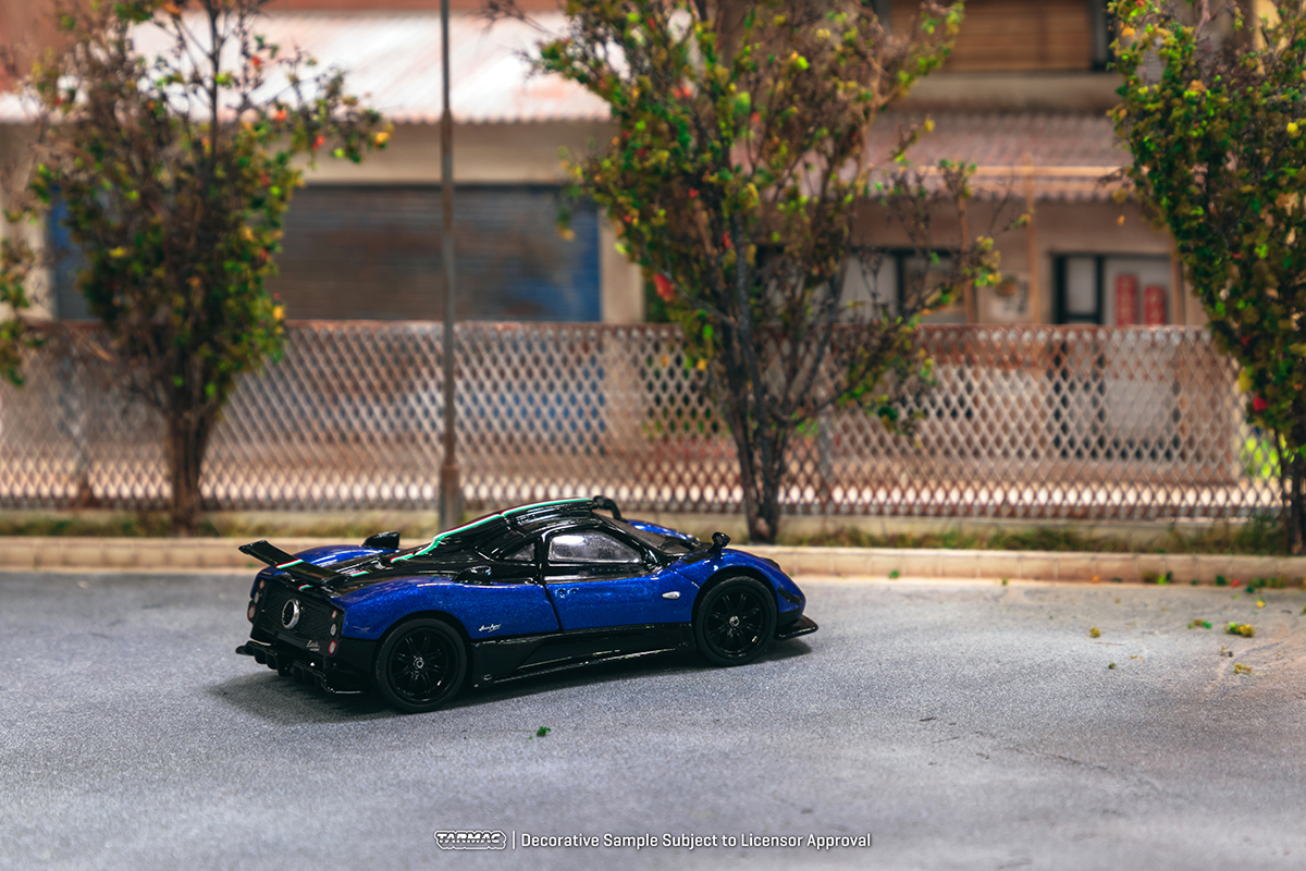 Pagani Zonda Cinque 1:64 Tarmac Works Azul - 20 anos! Loja on-line